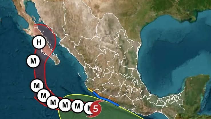 Huracán Polo impacta Baja California Sur y alerta a Ecuador por vientos del Pacífico