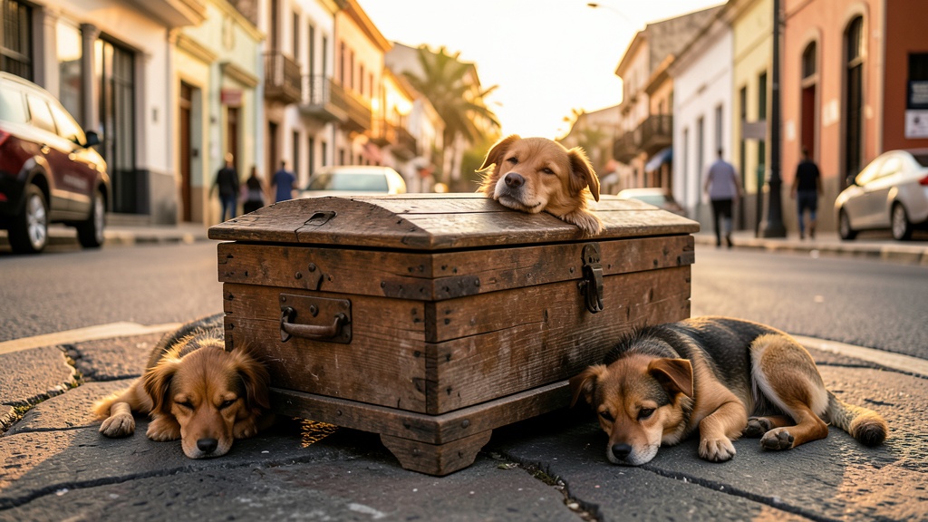 La conmovedora historia del perro que acompaña al ataúd de su dueño fallecido