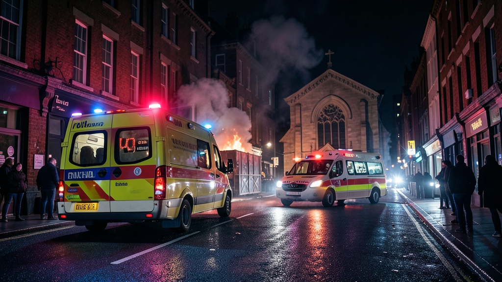 Ambulancias de voluntarios judíos son incendiadas frente a sinagoga en Londres en ataque antisemita