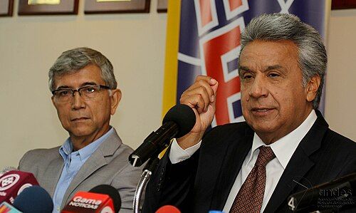 Lenín Moreno asiste a audiencia clave del caso Sinohydro en la Corte Nacional