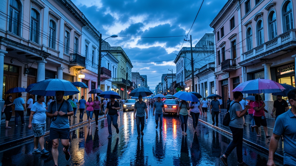 Alerta del Inamhi: lluvias intensas cubren Ecuador hasta el 15 de junio