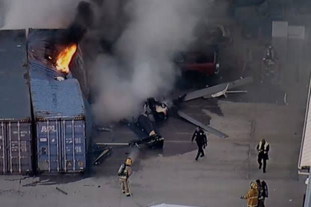 Tragedia aérea: Helicóptero de NBC4 se estrella y deja tres muertos en Los Ángeles