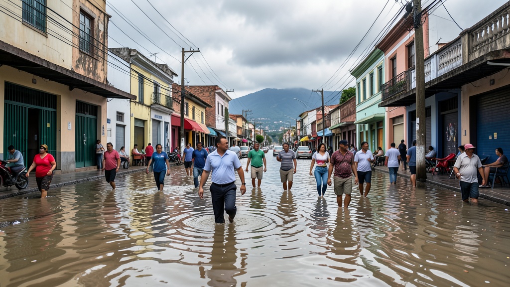 Lluvias torrenciales inundan calles en Quito este 11 de octubre de 2026
