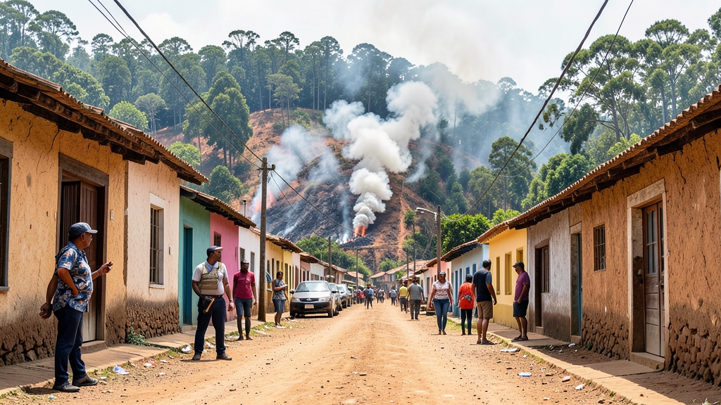 Bomberos de Azogues controlan incendio forestal en Bosque Azul tras alerta temprana