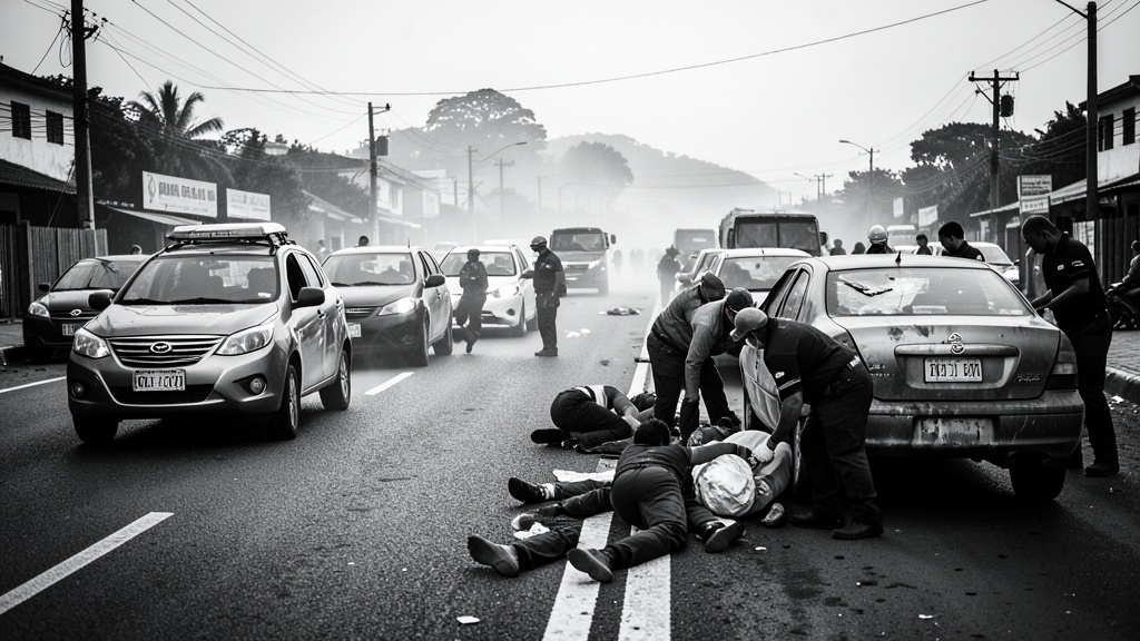 Trágico accidente en la vía a la Costa deja múltiples heridos
