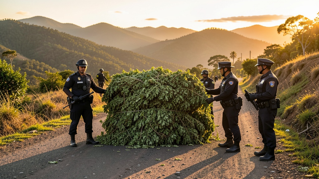 Intercepción de 1,3 toneladas de marihuana en Carchi revela la logística del narcotráfico