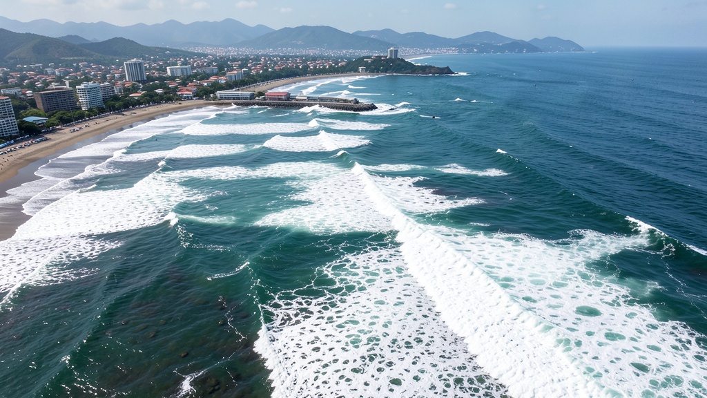 El INOCAR alerta sobre un peligroso arribo de olas con alta energía a la costa ecuatoriana