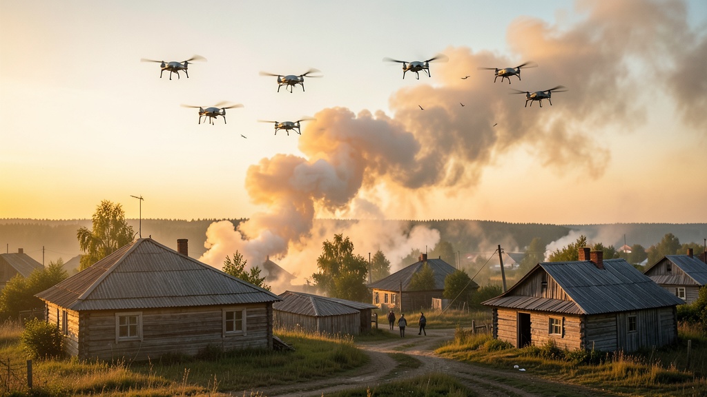 Ucrania lanza ofensiva masiva con cientos de drones contra Rusia y deja tres muertos