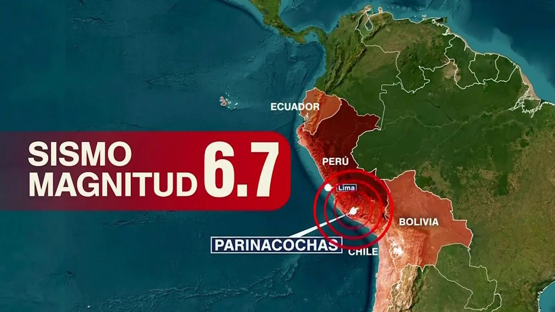 Sismo de magnitud 6.7 sacude Centroamérica y provoca avalancha glacial en los Andes peruanos