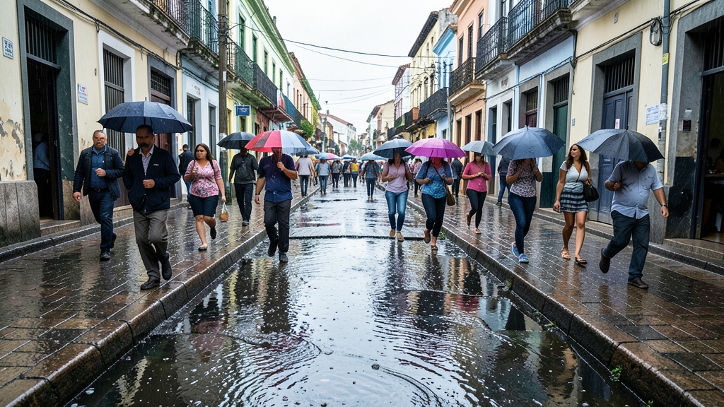 Alerta meteorológica del Inamhi: Lluvias intensas hasta el 5 de octubre