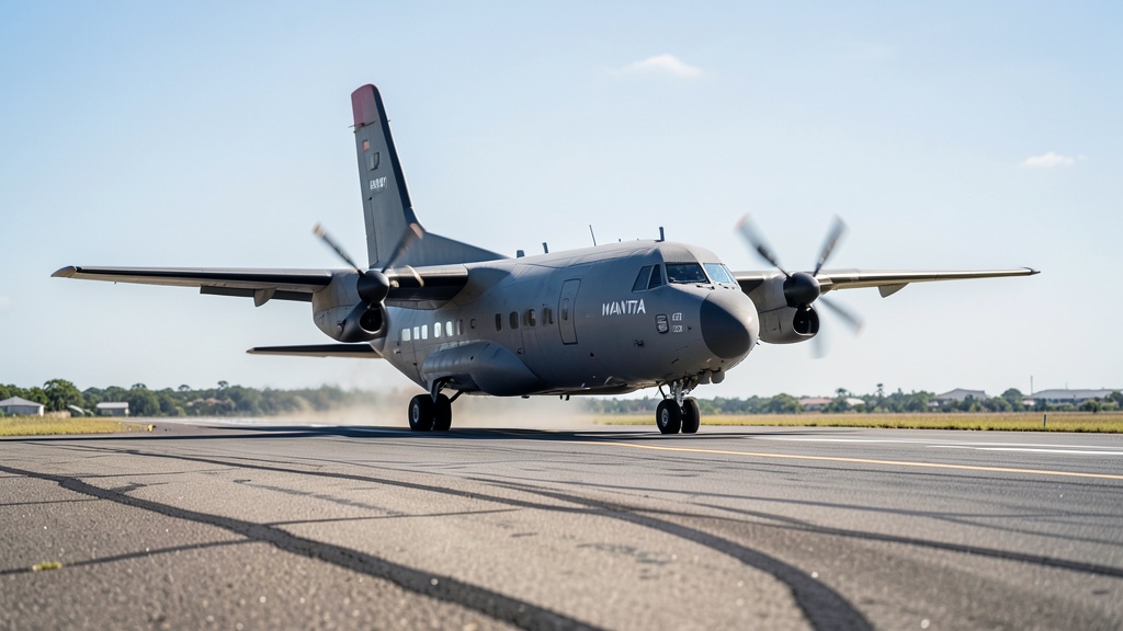 Avión canadiense de carga aterriza con éxito en Manta tras falla técnica