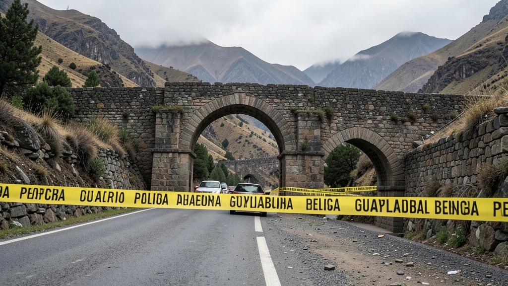 Intervención policial salva vida de mujer en puente antiguo de Guayllabamba