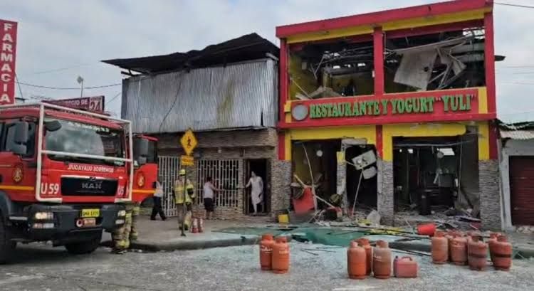Explosión en El Fortín deja siete heridos por falla de gas