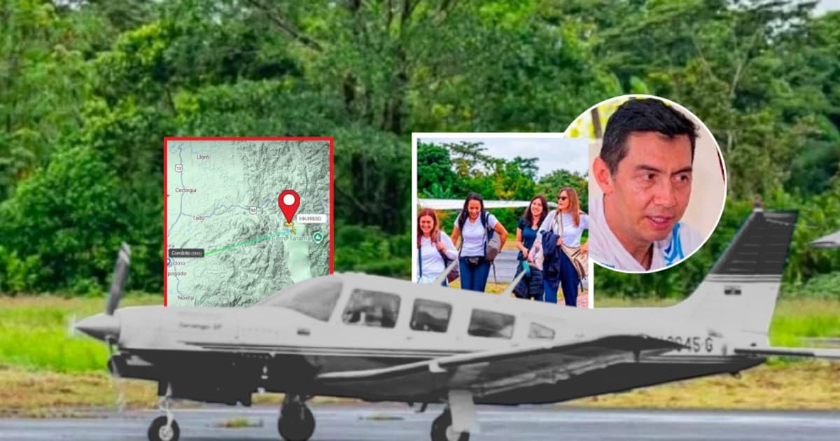 Hallan sin vida a los cinco ocupantes de la avioneta accidentada en Colombia