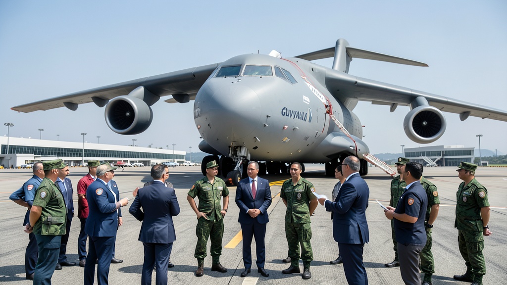 Avión logístico estadounidense C-5M aterriza en Guayaquil: señales de cooperación bilateral