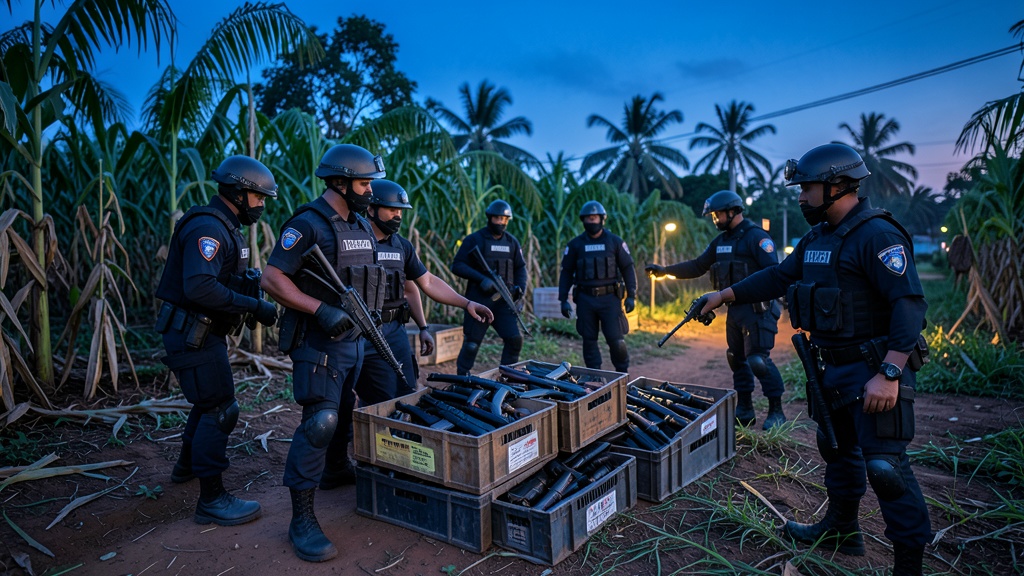 Operación Gran Fénix 55 desarticula red de armas en nueve provincias
