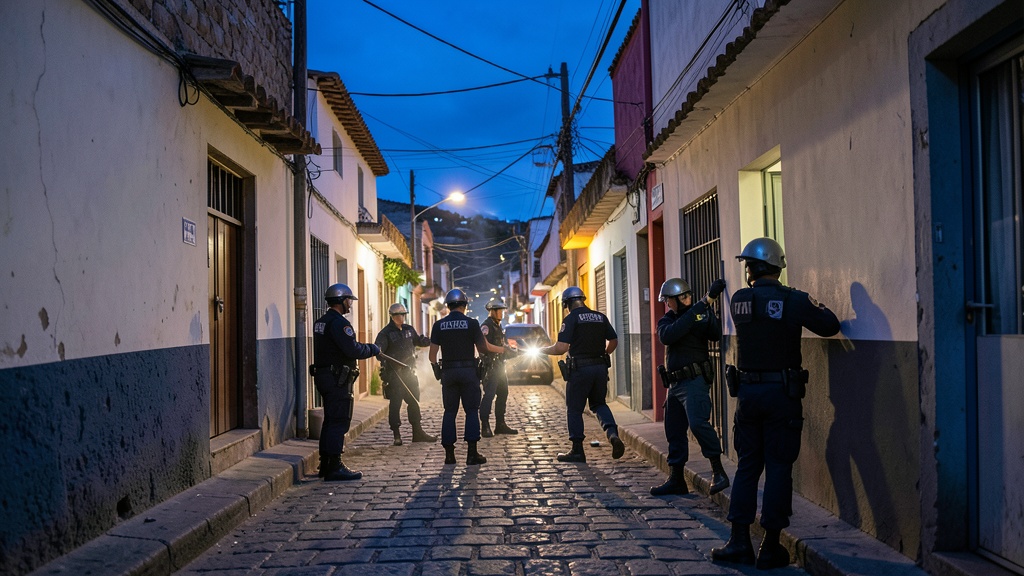 Operativo policial en Quito desarticula célula delictiva con granadas y armas de guerra