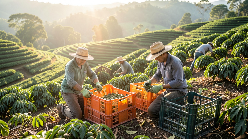 Productores de Paján exportan café y maní orgánico a Europa
