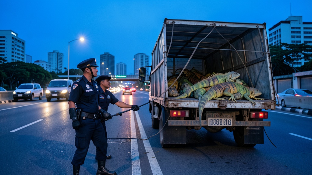 Prohibición del transporte de iguanas refuerza la lucha contra el tráfico de fauna silvestre en Ecuador