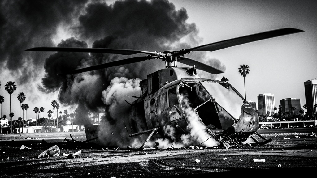 Tragedia aérea: Helicóptero de NBC4 se estrella y deja tres muertos en Los Ángeles
