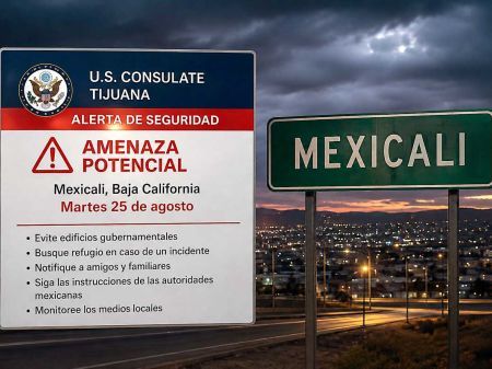 Alertas de EE.UU. y Canadá por Mexicali: la respuesta del Gobierno mexicano