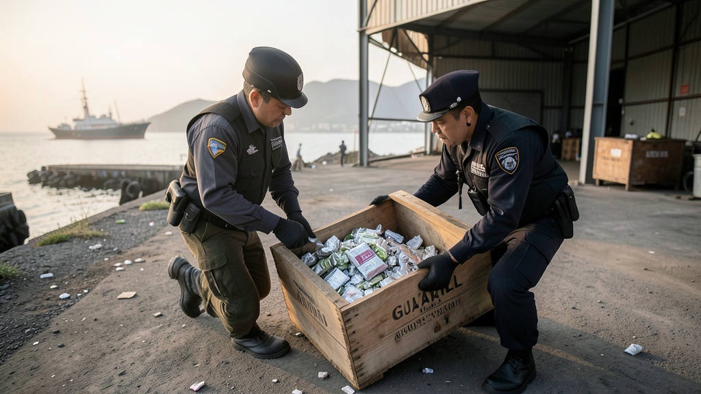 Intercepción de cocaína en Guayaquil revela nuevas tácticas del narcotráfico