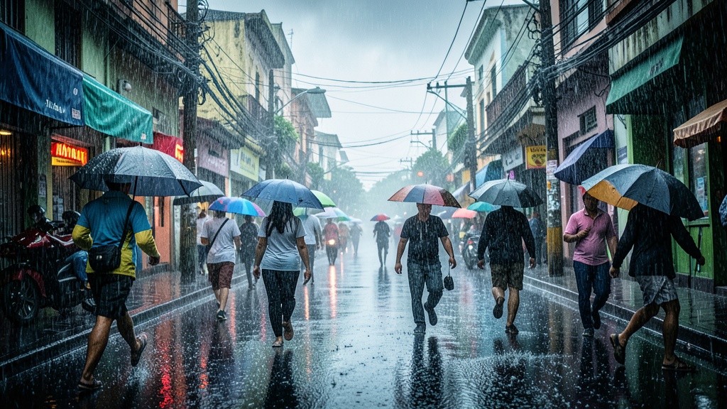 Inamhi alerta por lluvias intensas y vientos fuertes del 23 al 27 de septiembre