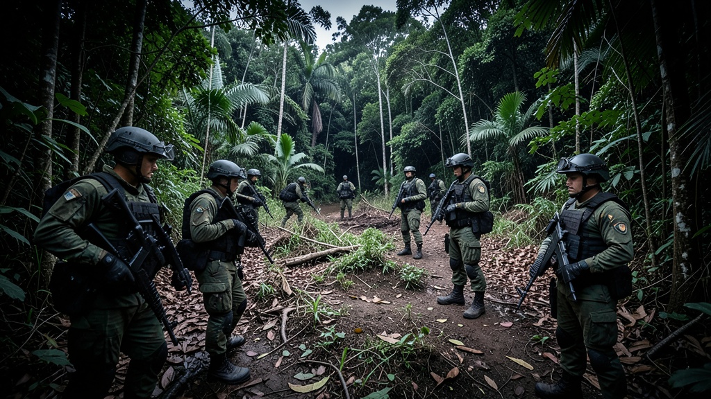 Fuerzas Armadas destruyen pista clandestina vinculada al narcotráfico en Los Ríos durante toque de queda