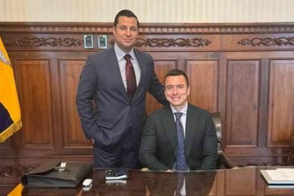 Daniel Noboa ratifica a Correia en el CNI y desmiente acusaciones sobre su rol institucional