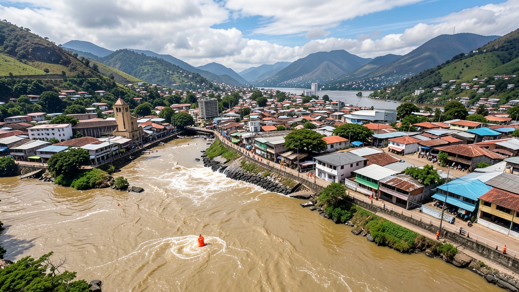 Río Esmeraldas mantiene alerta naranja por repunte del caudal