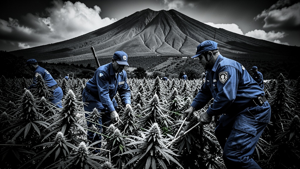 Ejército incauta 2 mil plantas de marihuana en operación antinarcóticos en Cayambe