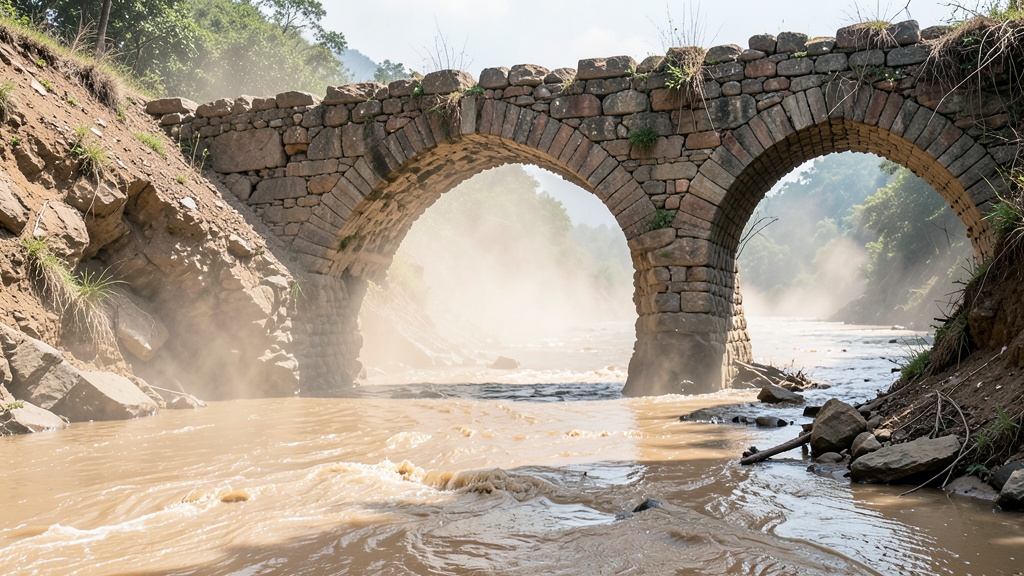Nepal enfrenta nueva catástrofe hídrica con la destrucción de puentes y viviendas por el río Budhi Gandaki