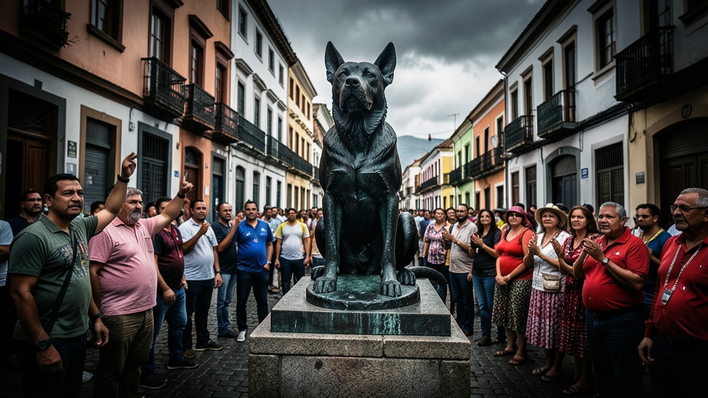 Homenajean al perro rescatador Tsunami en Venezuela: ¿Qué significa este gesto para Ecuador?