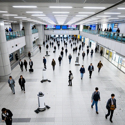 Tokio prueba robots autónomos para limpiar la estación más concurrida del planeta