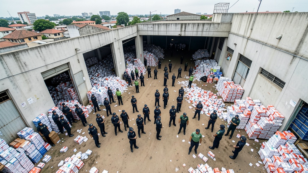 Decomiso histórico de 600 mil cigarros revela red de contrabando que debilita economía ecuatoriana