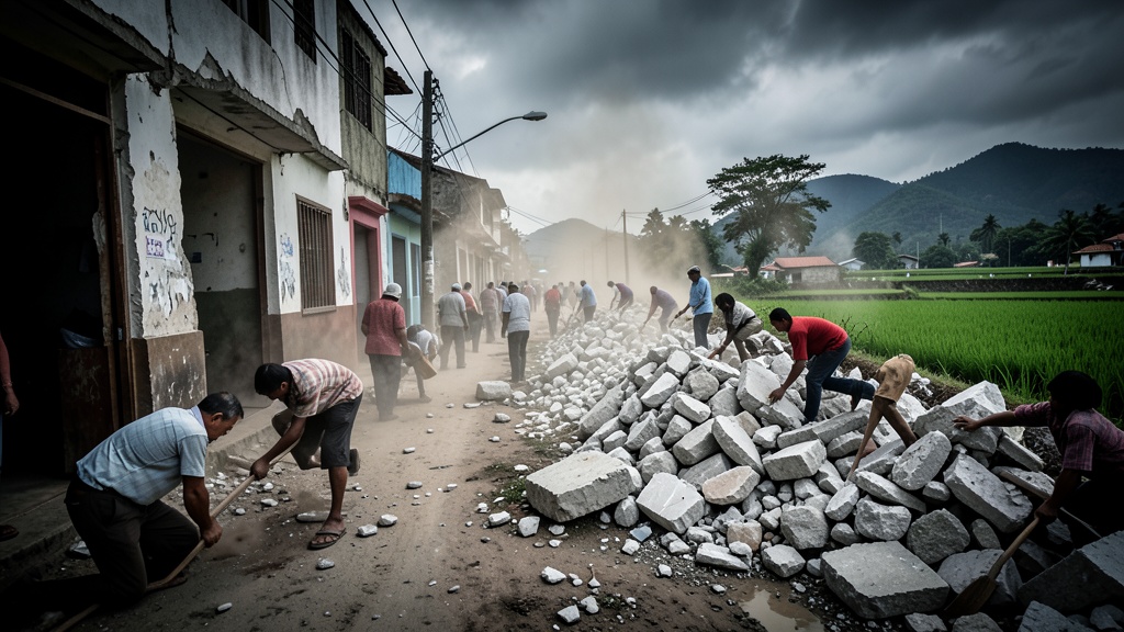 Colombia eleva a 312 muertos tras terremoto de magnitud 7,4