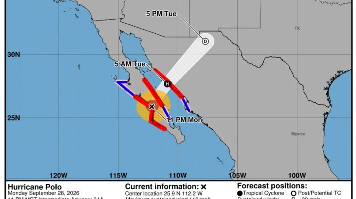 Huracán Polo impacta Baja California Sur y alerta a Ecuador por vientos del Pacífico
