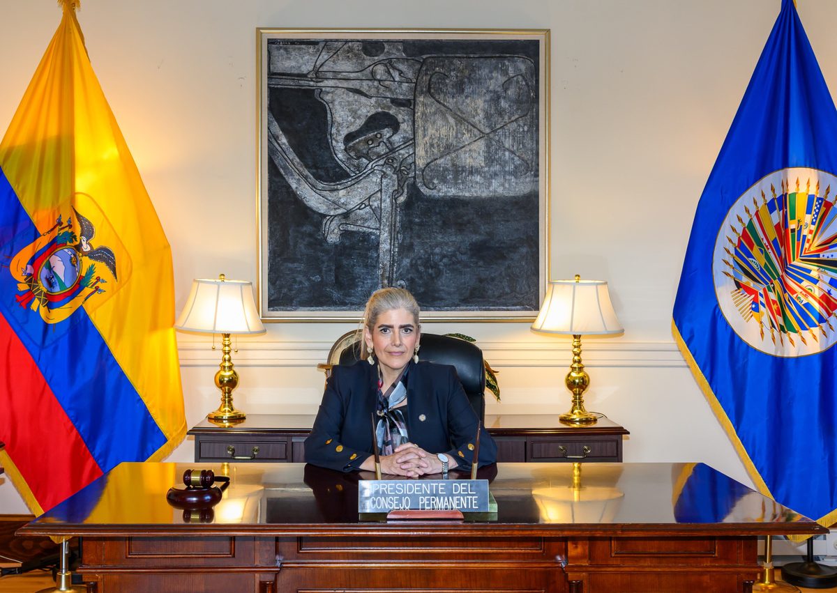 Ecuador asume Presidencia del Consejo Permanente de la OEA con Mónica Palencia al frente