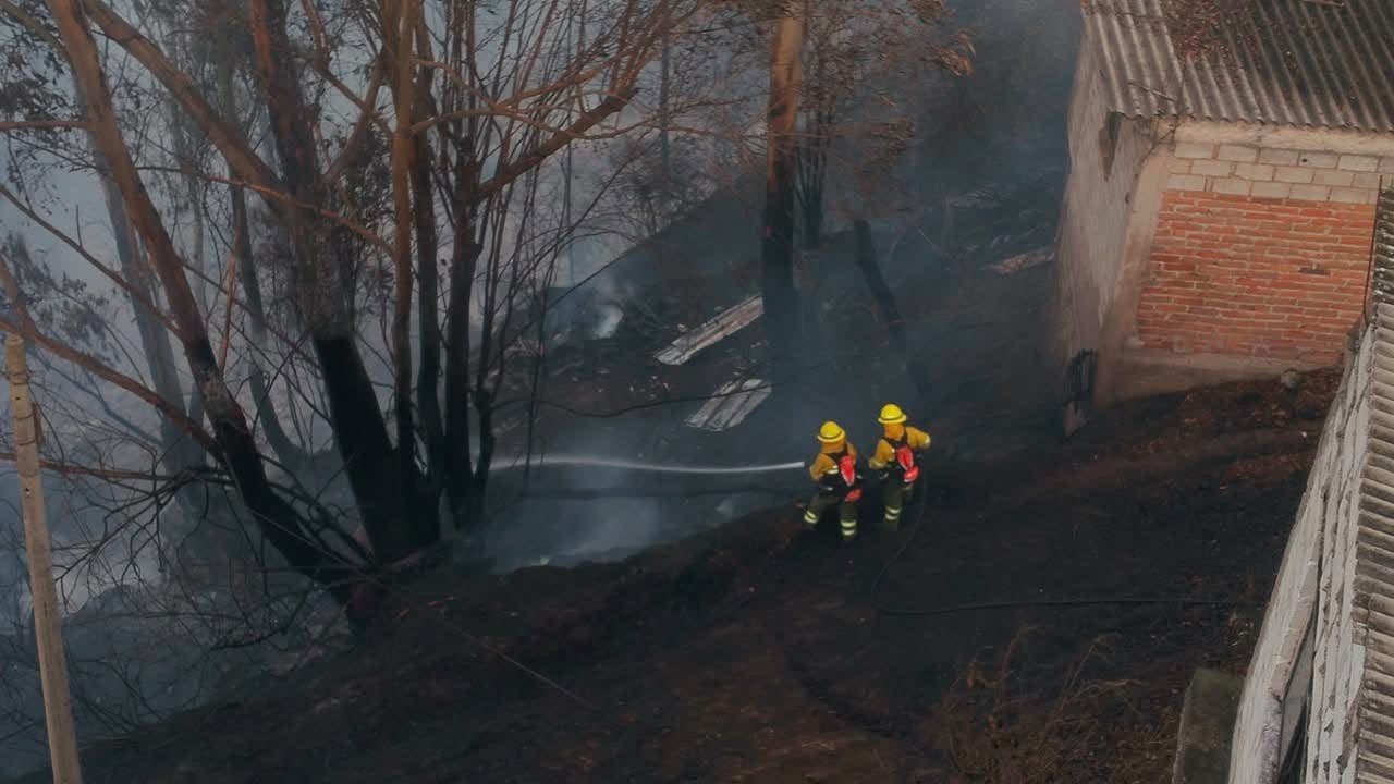 Ecuador registra nueve incendios forestales activos este 22 de septiembre