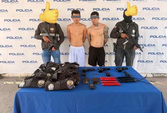 Capturan en Machala a dos presuntos miembros del Tren de Aragua vinculados a atentado en discoteca