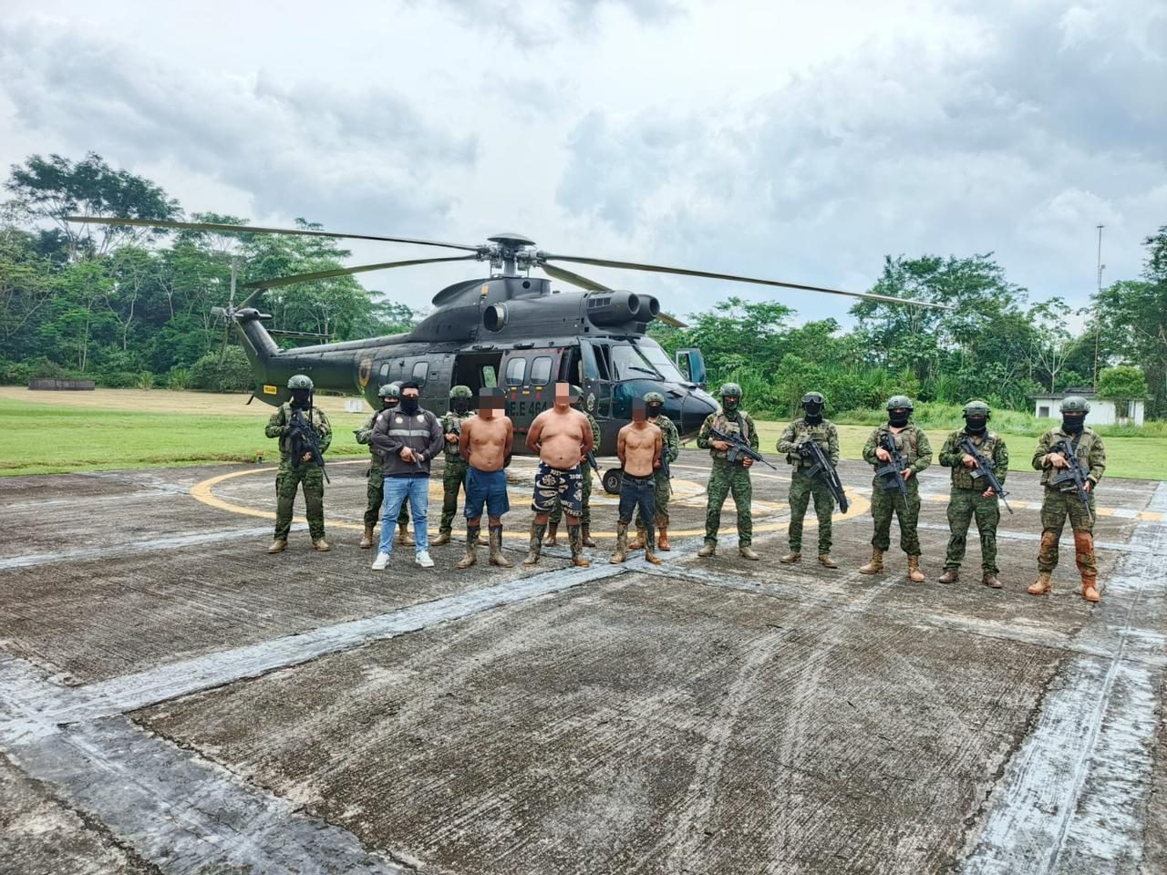 Fuerzas Armadas despliegan helicópteros y armamento pesado contra la minería ilegal en varias provincias