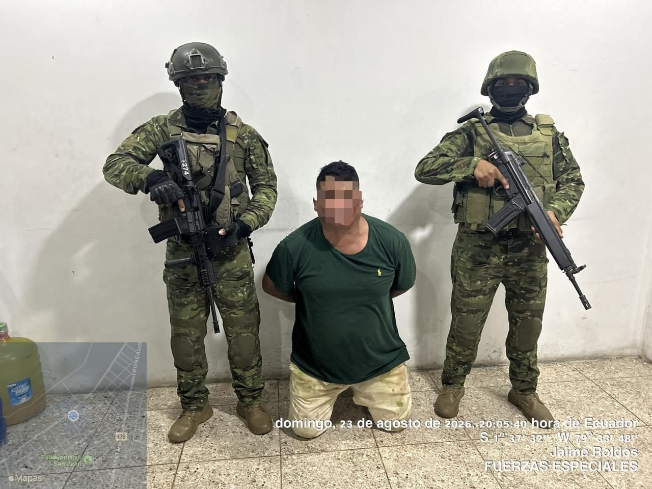 Capturan a 'Manaba', cabecilla de Los Lobos en operación del Ministerio del Interior