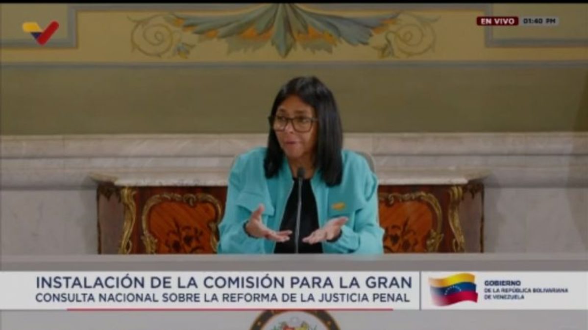 Delcy Rodríguez sugiere otros espacios judiciales tras la Ley de Amnistía en Venezuela