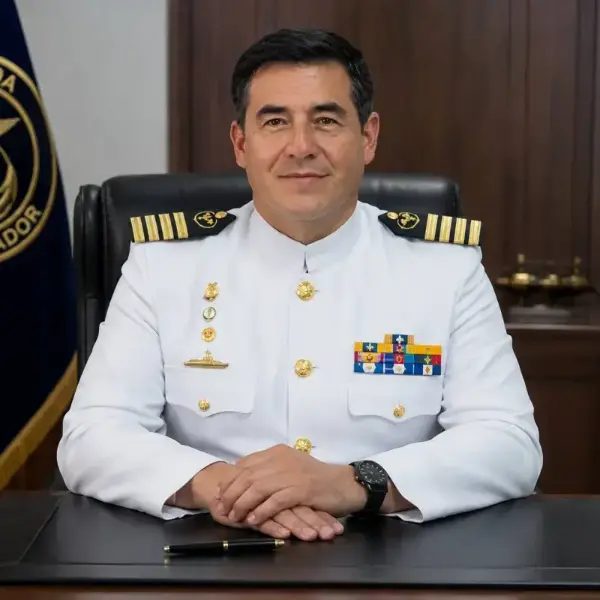 Noboa nombra al contralmirante Pazmiño como nuevo comandante de la Fuerza Naval en decreto ejecutivo