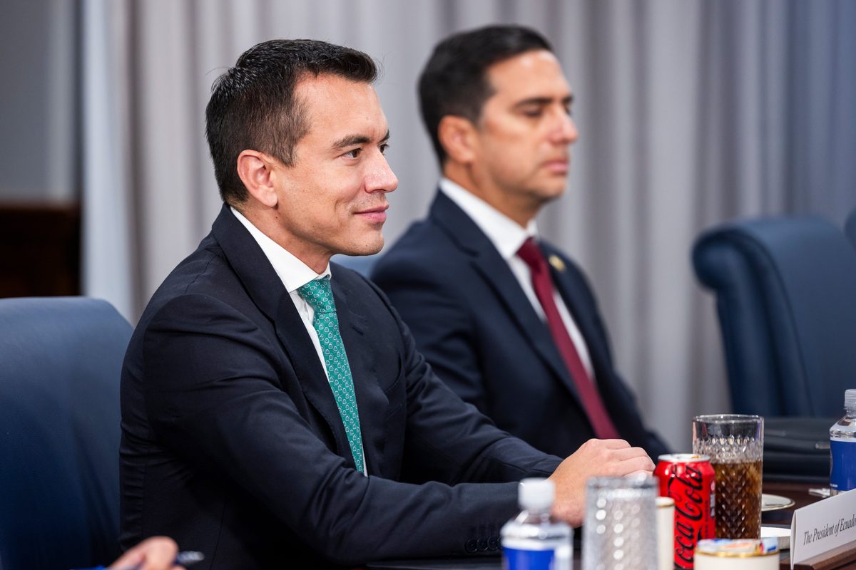 El presidente Noboa busca reactivar lazos diplomáticos clave con México para fortalecer alianzas