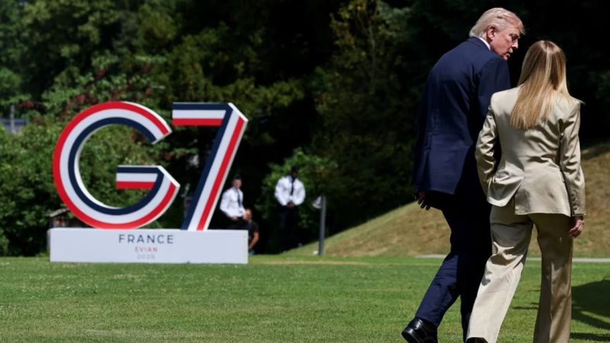 Trump afirma que Meloni le pidió la foto en el G7 para analizar las tensiones diplomáticas
