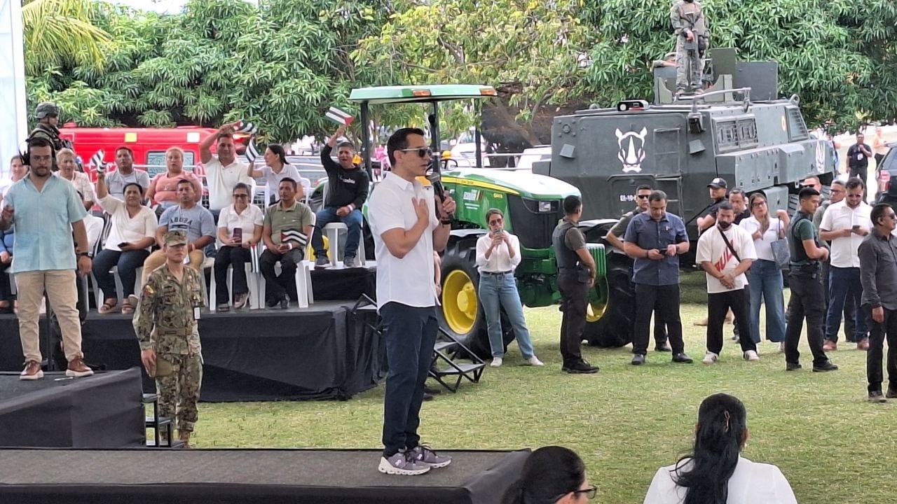 Daniel Noboa ejecuta inversión de 26 millones en Manabí con foco en economía productiva