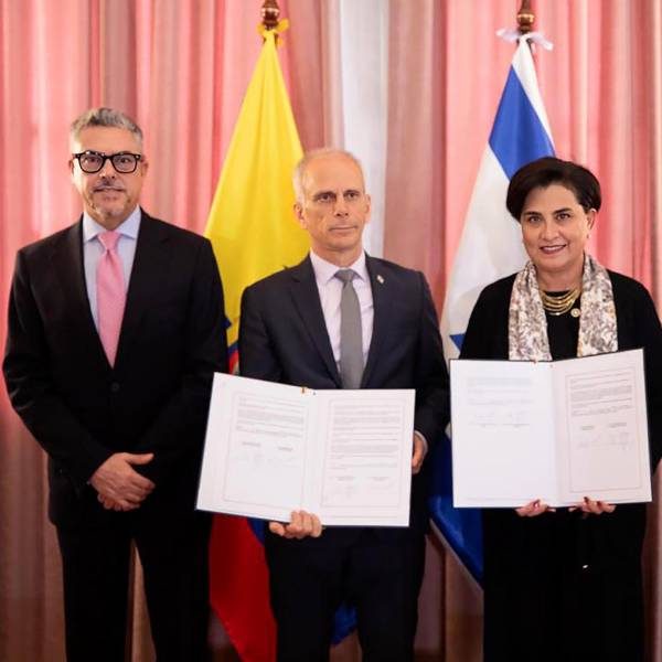 Ecuador e Israel sellan acuerdo para fortalecer cooperación en cultura, ciencia y deporte