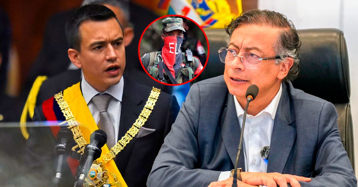 Noboa advierte: Petro impulsa incursión de guerrilla en Ecuador
