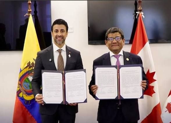 Ecuador acelera su agenda de libre comercio tras el acuerdo con Canadá
